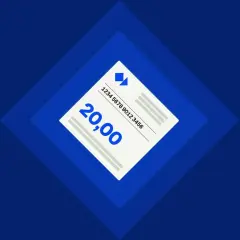 Karta paysafecard o wartości 20,00 z numerem PIN.