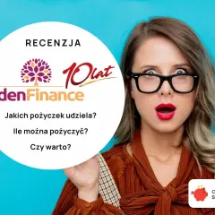 Zaskoczona kobieta z pieniędzmi w ręku. Czy Eden Finance sprawdza BIK? Recenzja pożyczek.