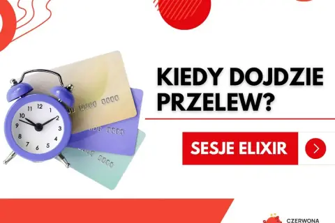Budzik i karty płatnicze symbolizują oczekiwanie, kiedy przychodzą przelewy millenium. Sesje Elixir.