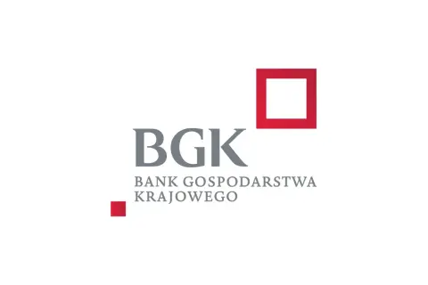 Logo BGK. Bank Gospodarstwa Krajowego, który może być powiązany z narodowy fundusz gwarancyjny co to jest.