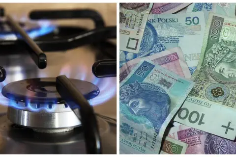 Płomień gazu na kuchence i polskie banknoty. Czy to zapowiedź dofinansowania do gazu dla kogo?