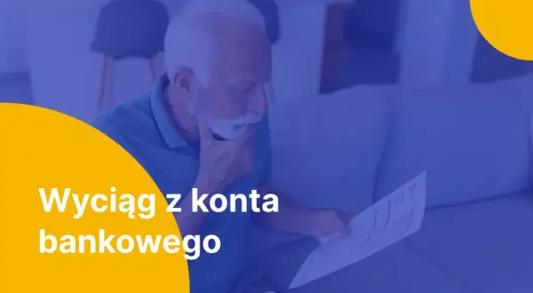 Starszy mężczyzna analizuje wyciąg z konta bankowego, zastanawiając się nad finansami.