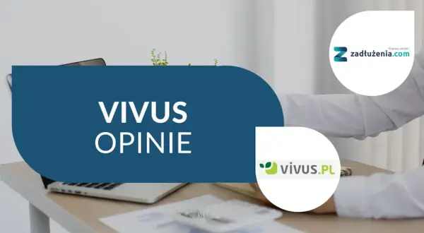 Vivus opinie: czy można spłacić część pożyczki? Na biurku laptop, kalkulator i dokumenty.