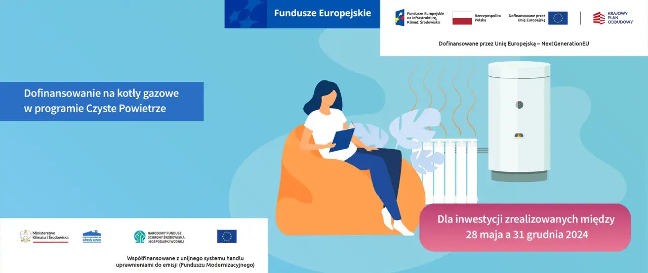 Dofinansowanie na kotły gazowe w programie Czyste Powietrze. Dowiedz się, jak uzyskać dofinansowanie do ogrzewania gazowego.