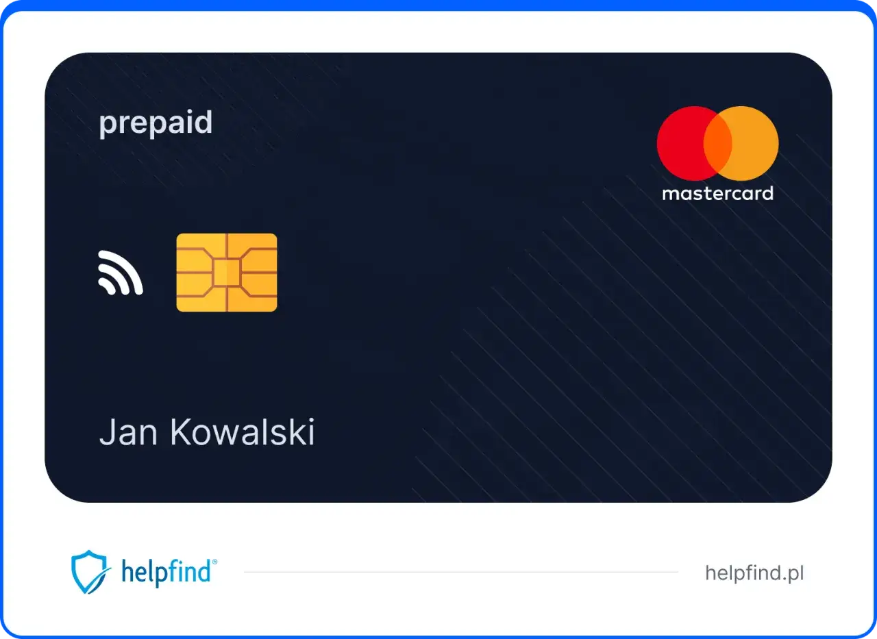 Karta płatnicza Mastercard z napisem