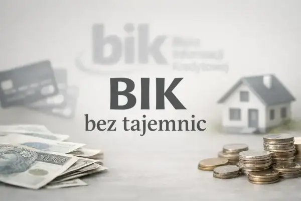 Chcesz wiedzieć, jak wyczyścić BIK samemu? Obrazek pokazuje pieniądze, karty kredytowe i dom, symbolizując finanse i kredyty.
